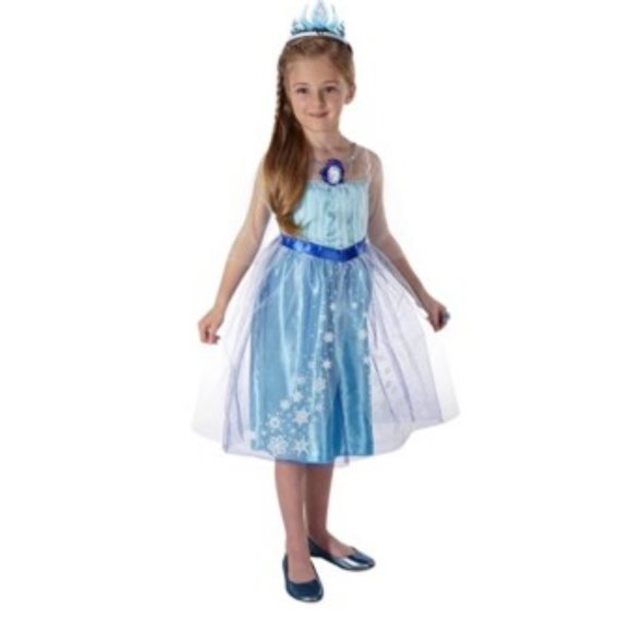 🆕Disney Frozen Elsa ❄️Snowflake Gown ❄️Dress Size: 3+Up 4-6X💥 NEW in Pac… - Picture 3 of 15